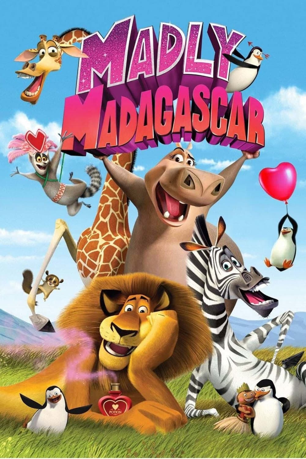 Постер Шалений Мадагаскар